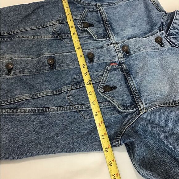 Levi’s Jean Jacket Big E Trucker Style Jacket Button J02 Vintage 80-90’s Size 38 - Picture 11 of 16